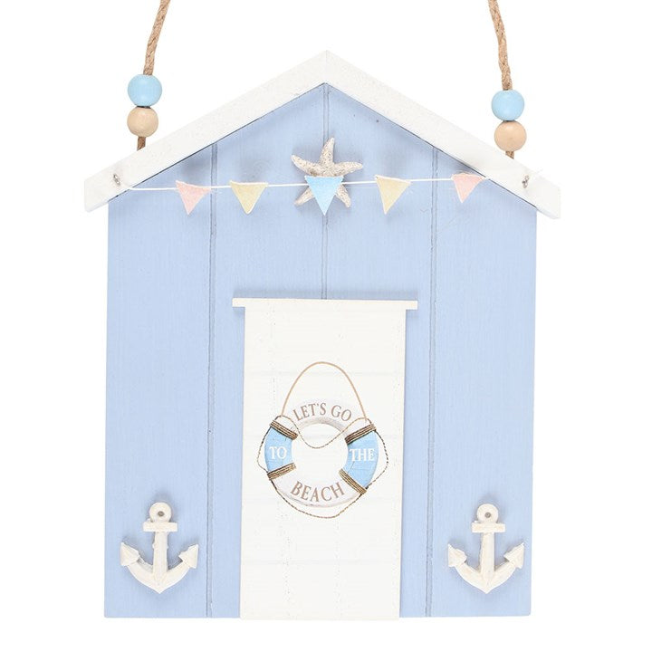 Eleanoras Blue Life Ring Beach Hut Hanging Decoration 