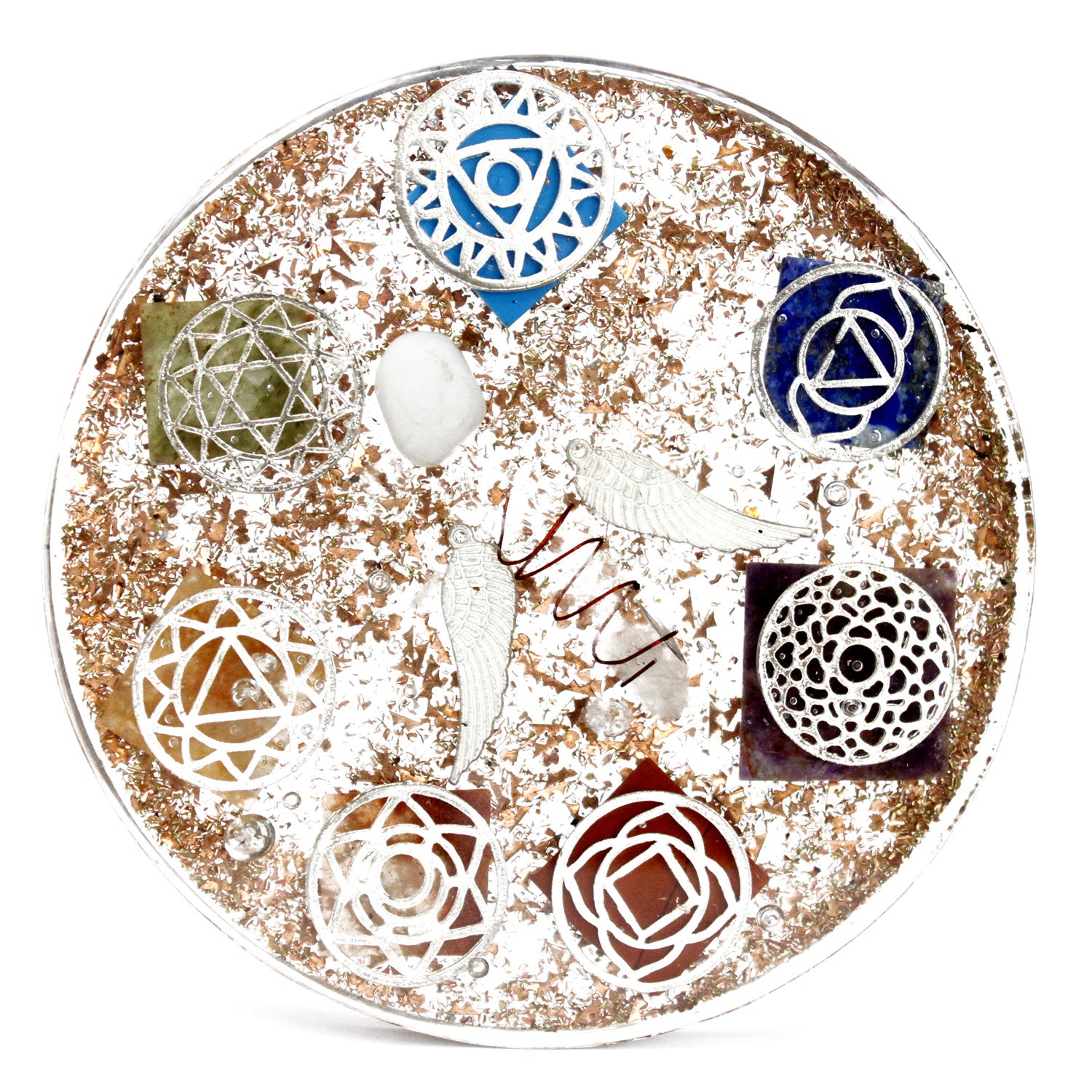 Angel Chakra Orgonite Desk Power Pack