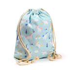 Unicorn Magic Canvas Drawstring Bag