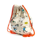 Eleanoras Pippi Longstocking Canvas Drawstring Bag 