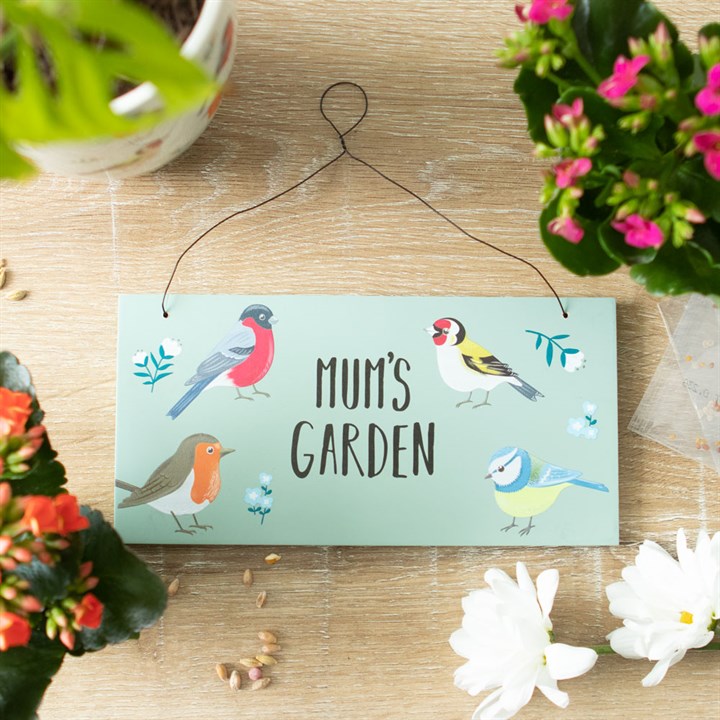 Mum's  British Garden Birds Sign