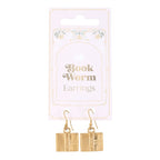 Book Worm Earrings