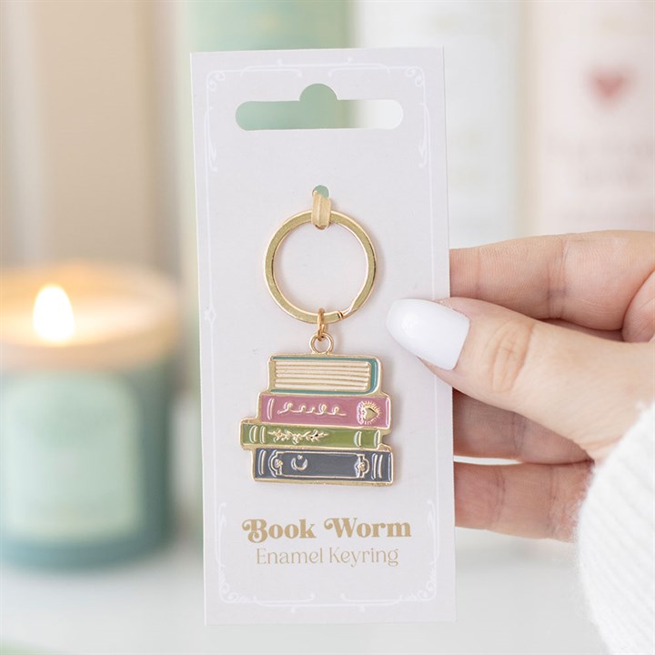 Eleanoras Book Worm Keyring Keyrings