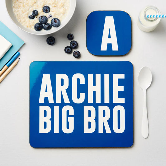 BROTHER PERSONALISED PLACEMAT SET