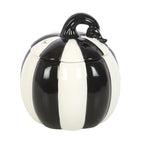 Eleanoras Black and White Striped Pumpkin Oil Burner Oil Burners