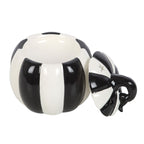 Eleanoras Black and White Striped Pumpkin Oil Burner Oil Burners