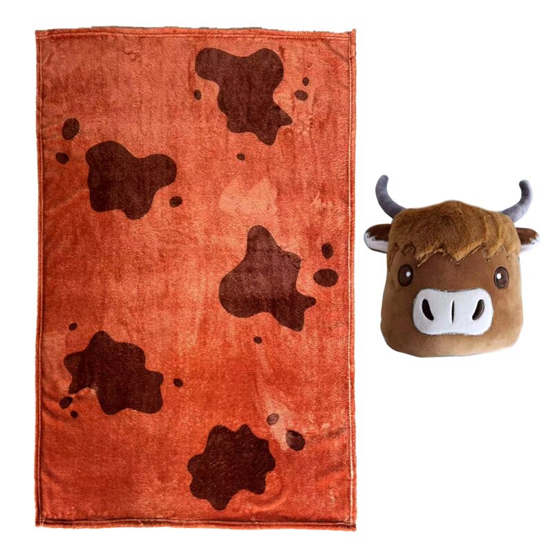 Eleanoras HIGHLAND COO 2 IN 1 PLUSH TOY & TRAVEL BLANKET Plush