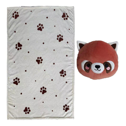 Eleanoras RU THE RED PANDA 2 IN 1 PLUSH TOY & TRAVEL BLANKET Plush