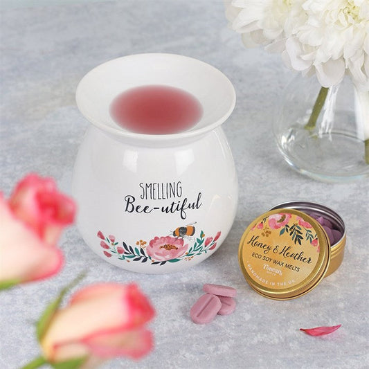 SMELLING BEE-UTIFUL WAX MELT BURNER GIFT SET Wax Melts & Wax Melt Burners from Eleanoras