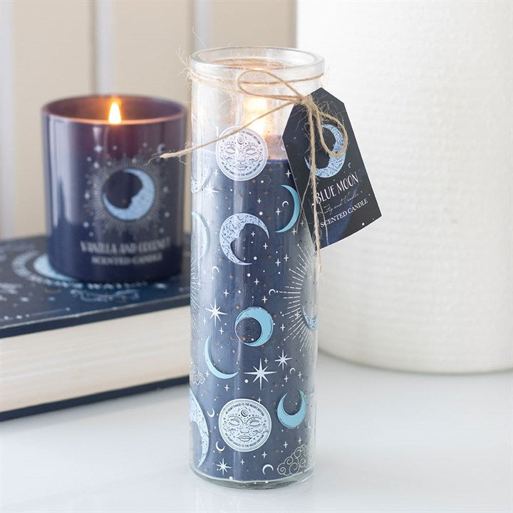 Blue Moon Print Wild Blueberry & Vanilla Tube Candle