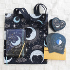 Blue Moon Print Tote Bag