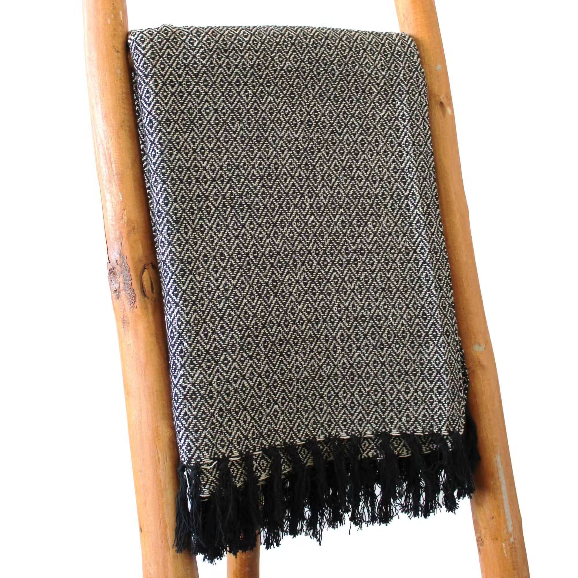 Charcoal Boho Comfort Throws