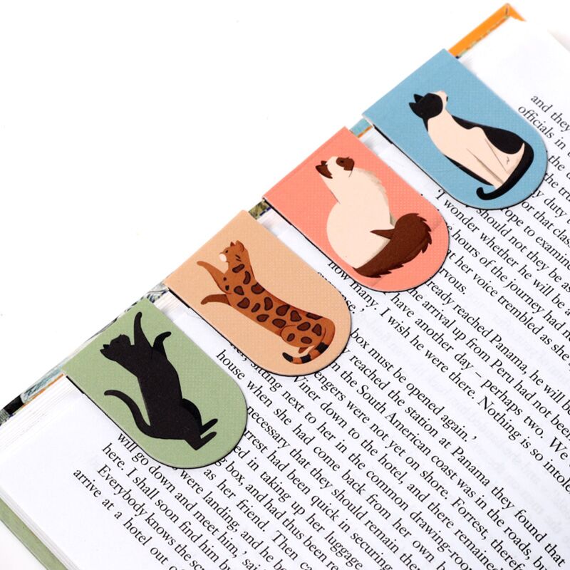 Feline Fine Cats Magnetic Bookmark Set