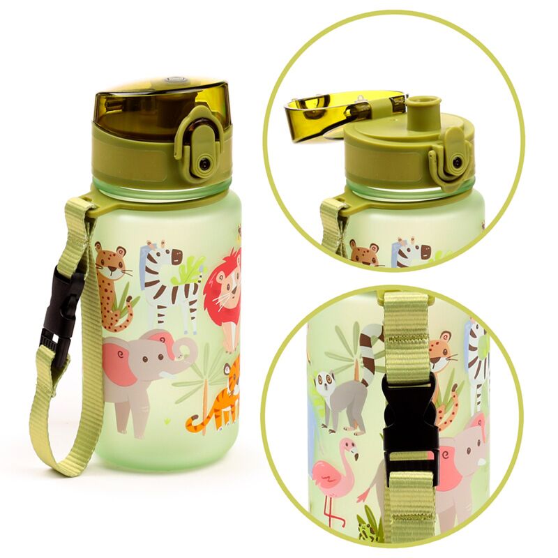 Eleanoras Zooniverse Pop Top Shatterproof Kids Bottle Bottles & Flasks