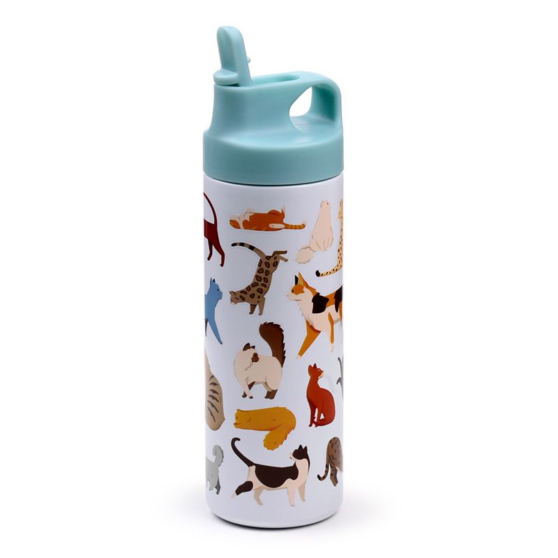 Eleanoras Feline Fine Cats  Hot & Cold Flip Top Drinks Bottle Drinkware