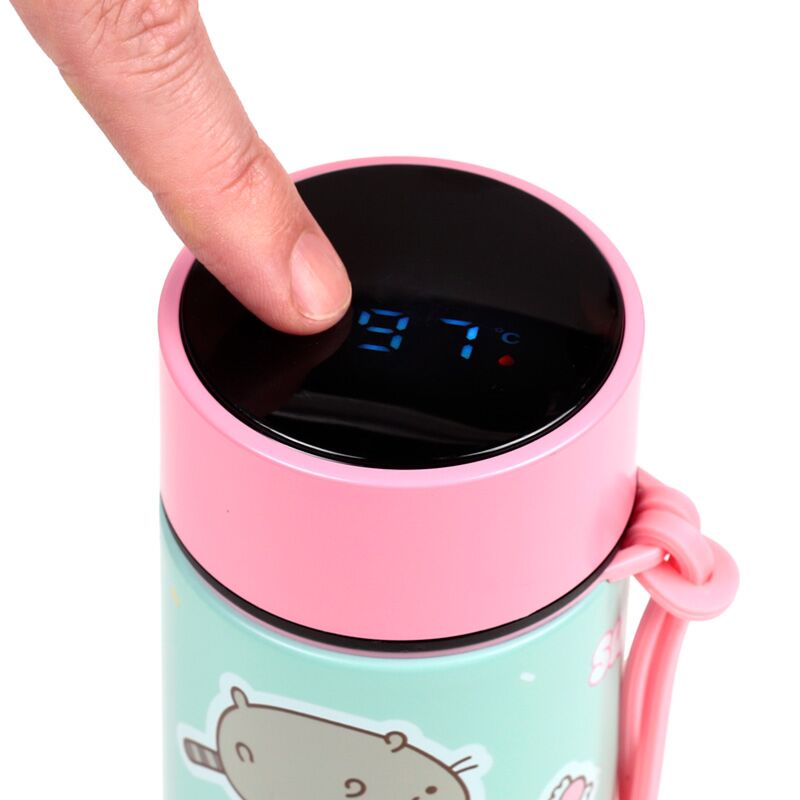 Pusheen the Cat Sweets Hot & Cold Digital Thermometer Bottle