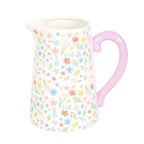 Eleanoras Spring Floral Ceramic Flower Jug 