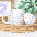 Eleanoras Spring Floral Print Egg Shaped Mug Mugs