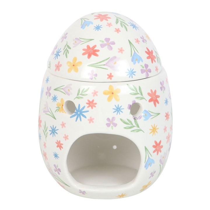 Eleanoras Spring Floral Print Egg Oil Burner & Wax Warmer Oil Burners