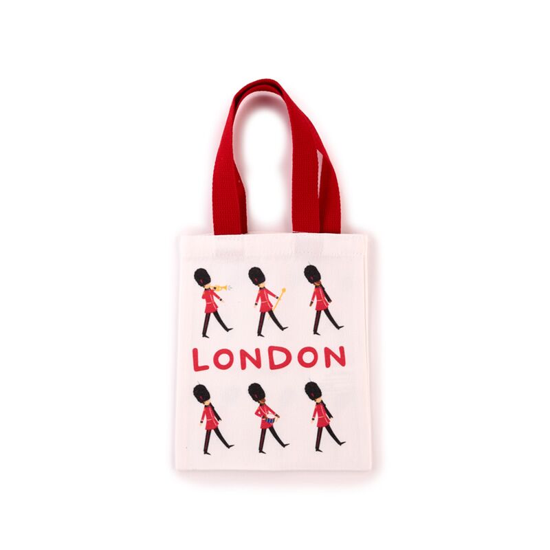 Eleanoras London Souvenir Guardsman Reusable Small Tote Bag Totes & Shopping Bags