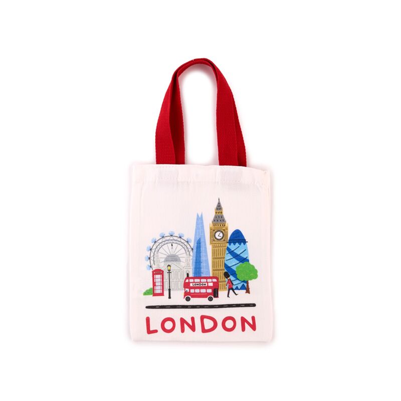 Eleanoras London Souvenir Reusable Tote Bag Totes & Shopping Bags