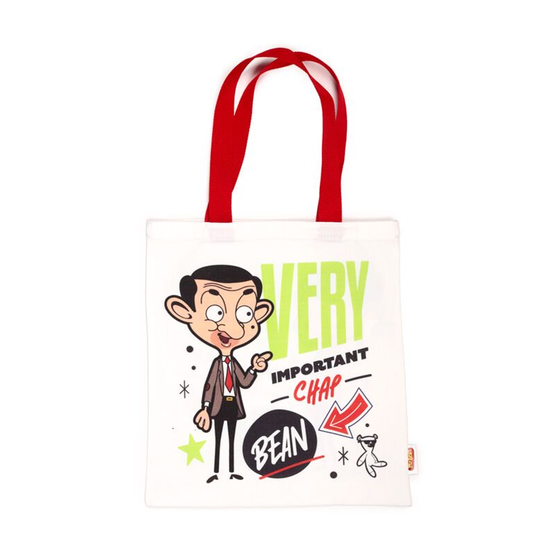 Mr Bean & Teddy Reusable Tote Bag
