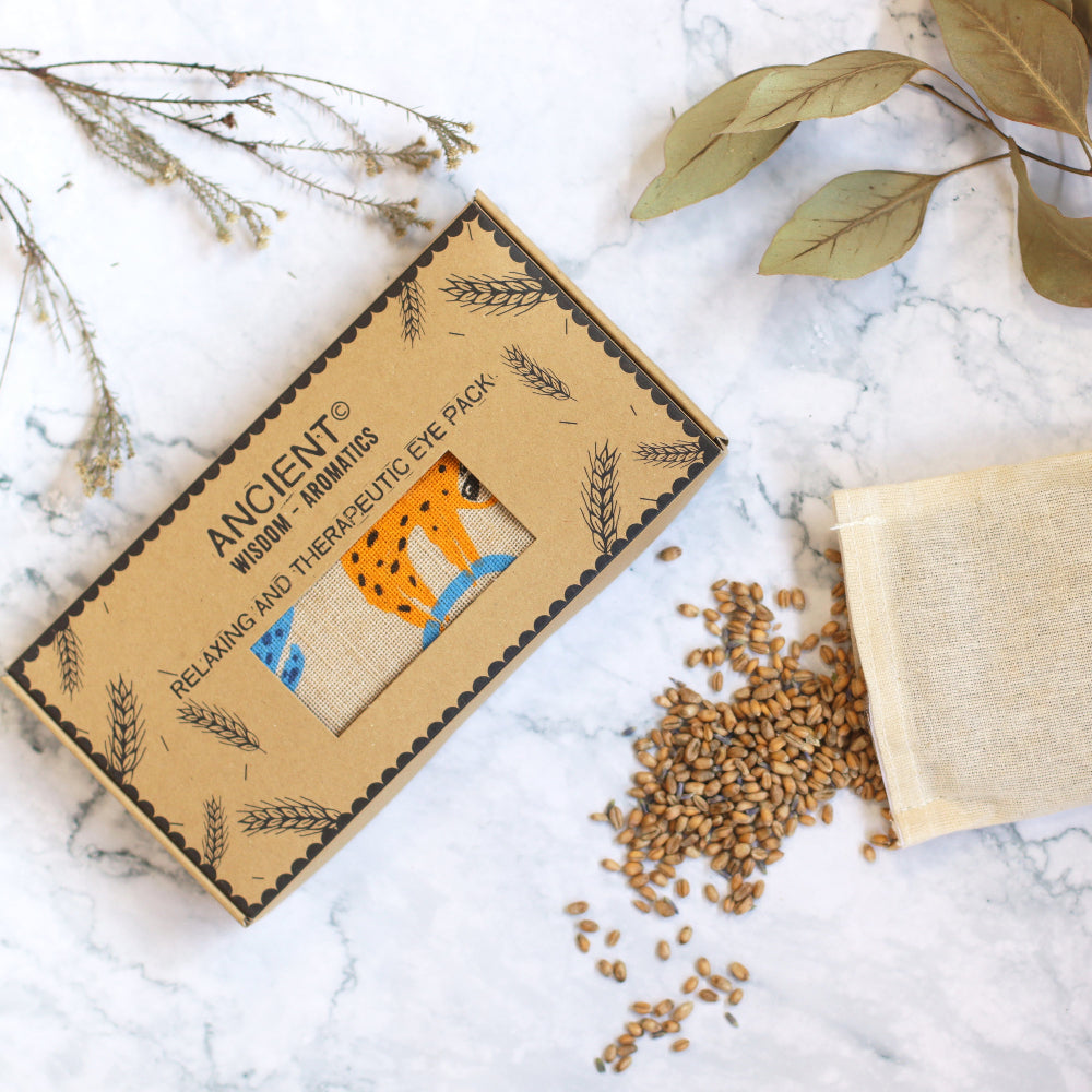 Lazy Sloth Lavender Natural Cotton and Juco Eye Pillow