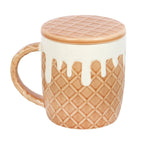 Waffle Mug and Coaster Set