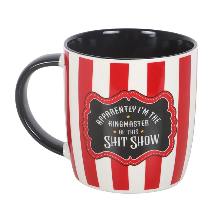 Red Striped Ringmaster Mug