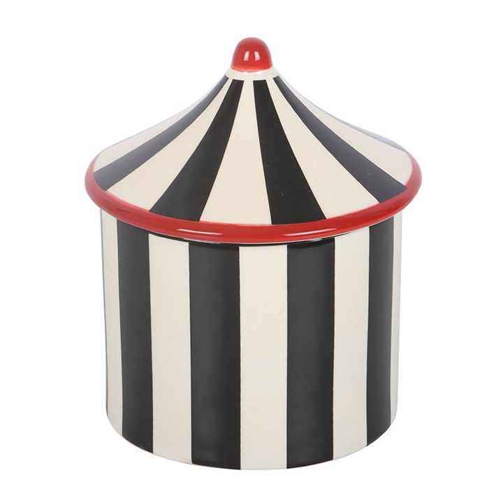 Black Striped Circus Tent Oil Burner