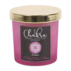 Eleanoras CROWN CHAKRA BLACKBERRY CRYSTAL CHIP CANDLE Candles