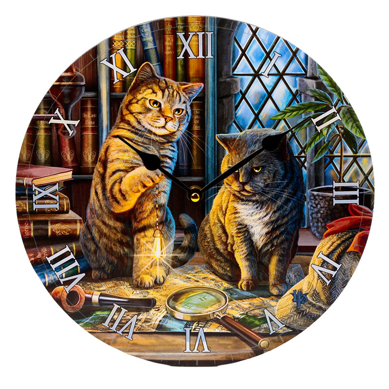 Eleanoras Purrlock Holmes Cat Picture Clock Clocks
