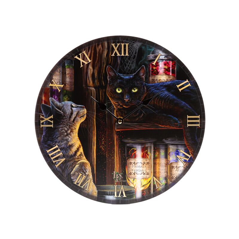 Eleanoras Lisa Parker Magical Emporium Cats Picture Clock Clocks