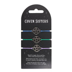 Set of 3 Coven Sisters Pentagram Bracelets