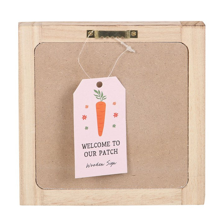 Eleanoras Welcome To Our Patch Wooden Frame Sign Signs & Plaques