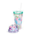 Unicorn Magic Double Walled Cup & Straw with Charms