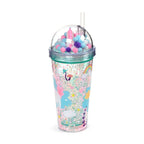 Unicorn Magic Double Walled Cup & Straw with Charms