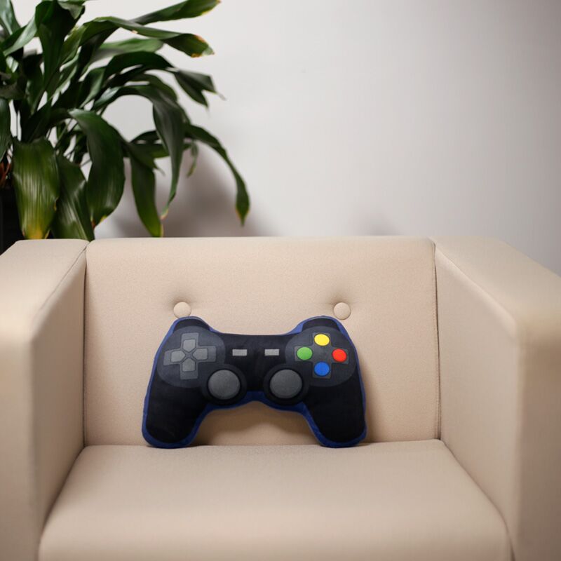 Eleanoras Game Controller Shaped Plush Cushion Cushions & Covers