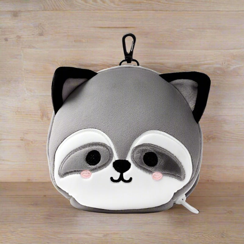 Eleanoras Raccoon Travel Pillow & Eye Mask Travel Pillows