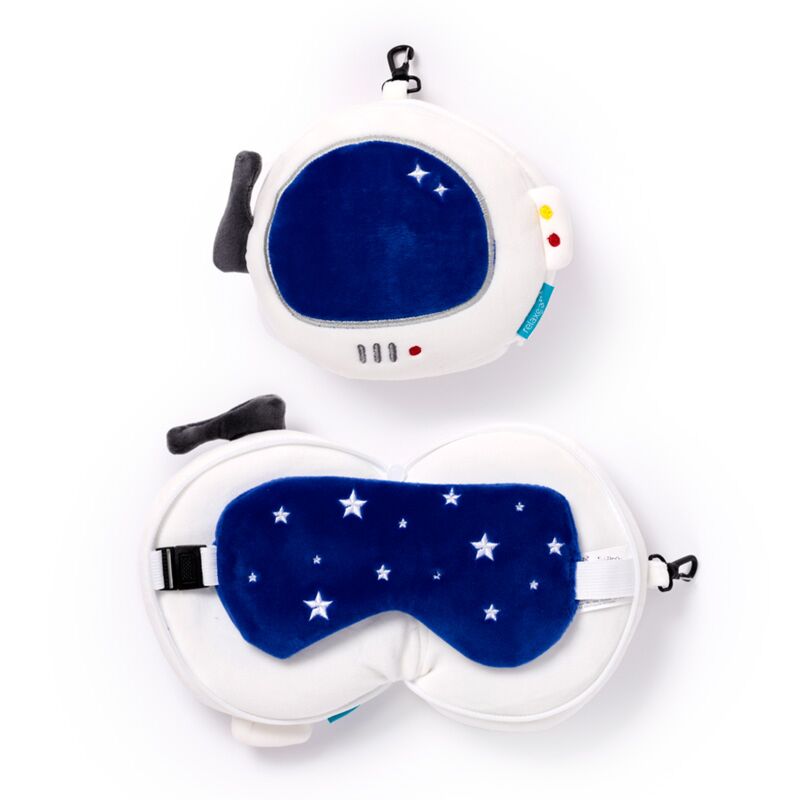Eleanoras Relaxeazzz Space Cadet Plush Travel Pillow & Eye Mask Travel Pillows