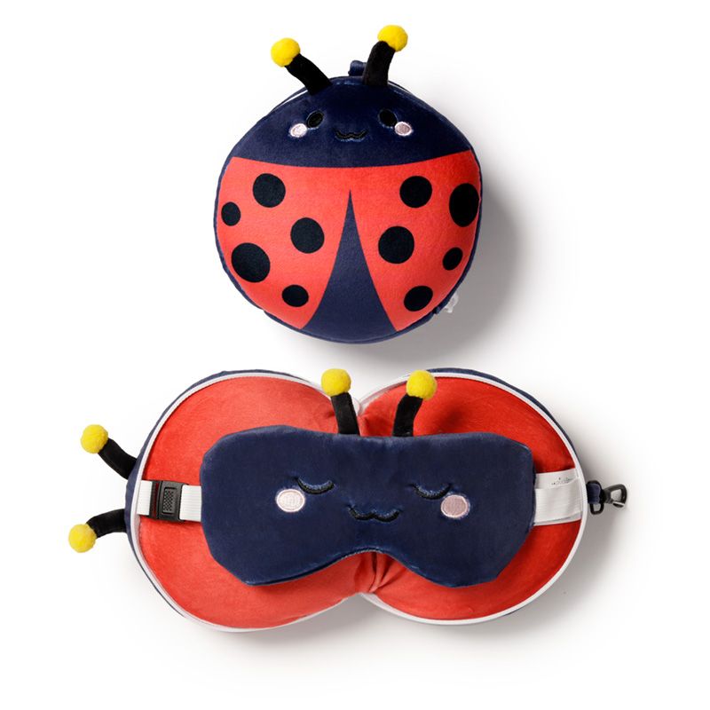 Eleanoras Adorabugs Ladybird Travel Pillow & Eye Mask Travel Pillows
