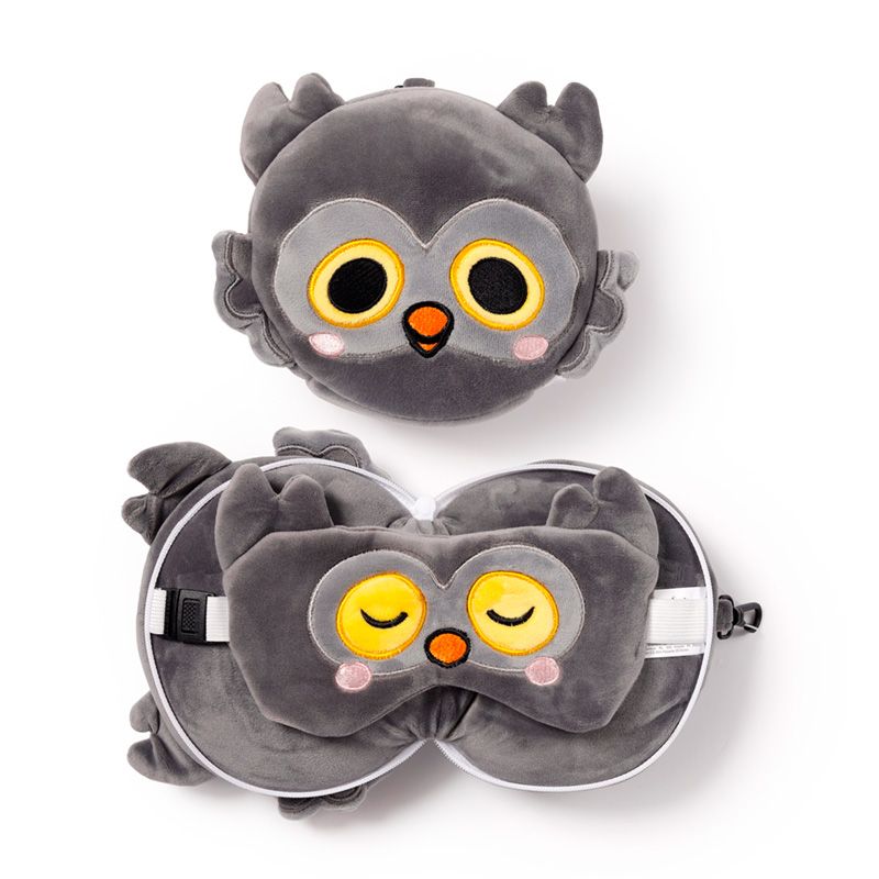 Eleanoras Winston The Owl Travel Pillow & Eye Mask Travel Accessories