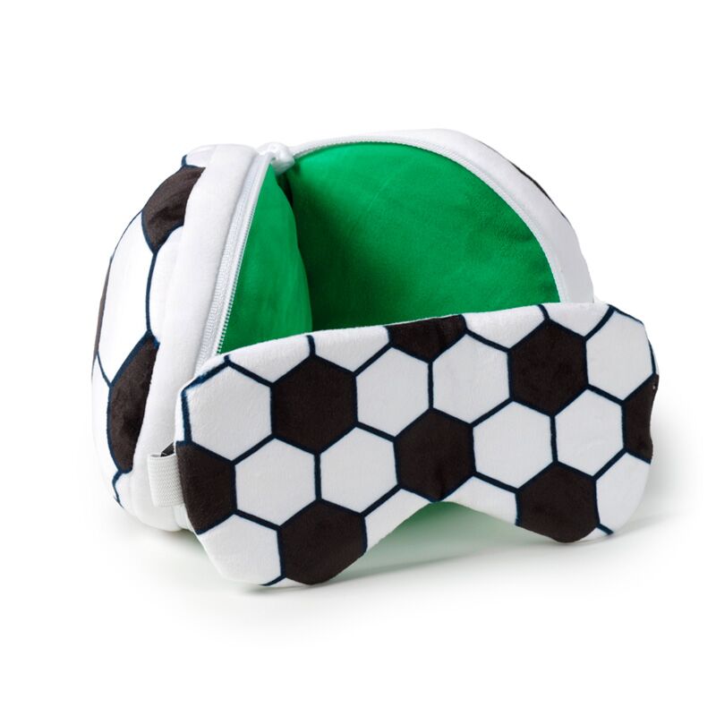 Eleanoras Relaxeazzz Football Plush Travel Pillow & Eye Mask Travel Pillows