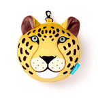 Eleanoras Leopard Plush Travel Pillow & Eye Mask 