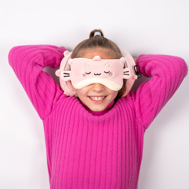 Eleanoras Relaxeazzz Adoramals Puff the Puffer Fish Plush Travel Pillow & Eye Mask 