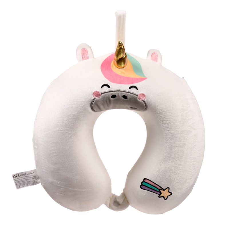 Eleanoras Astra the Unicorn Adoracorns Plush Memory Foam Travel Pillow Travel Pillows