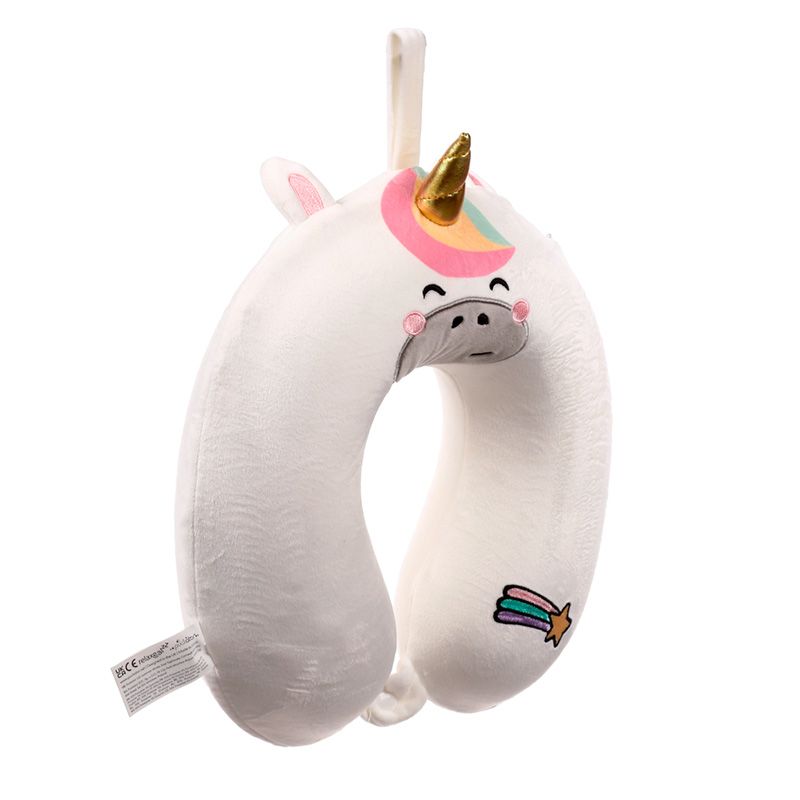 Eleanoras Astra the Unicorn Adoracorns Plush Memory Foam Travel Pillow Travel Pillows