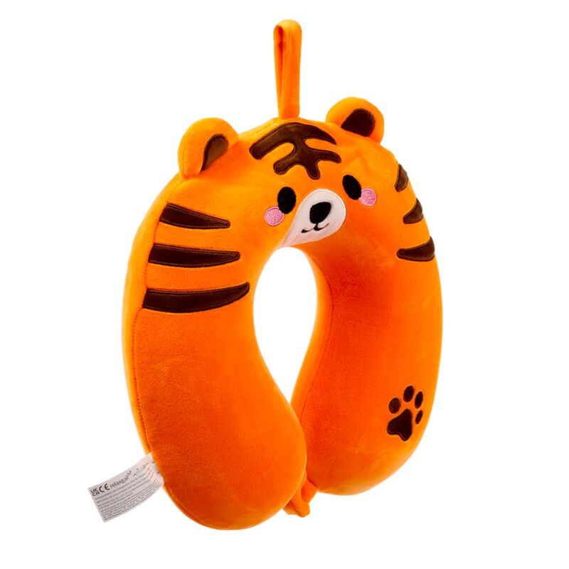 Eleanoras Alfie the Tiger Adoramals Plush Memory Foam Travel Pillow Travel Pillows