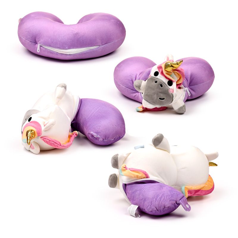 Eleanoras Swapseazzz Adoracorns Unicorn 2-in-1 Plush Travel Pillow & Toy Plush