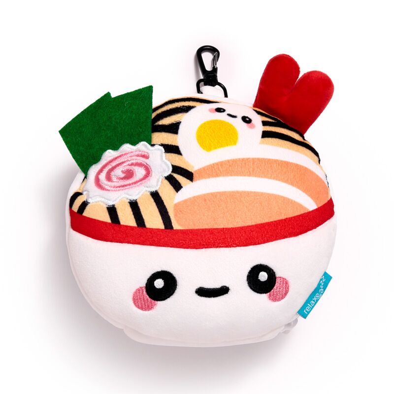 Eleanoras Relaxeazzz Foodiemals Nori the Ramen Bowl Travel Pillow & Eye Mask Travel Pillows